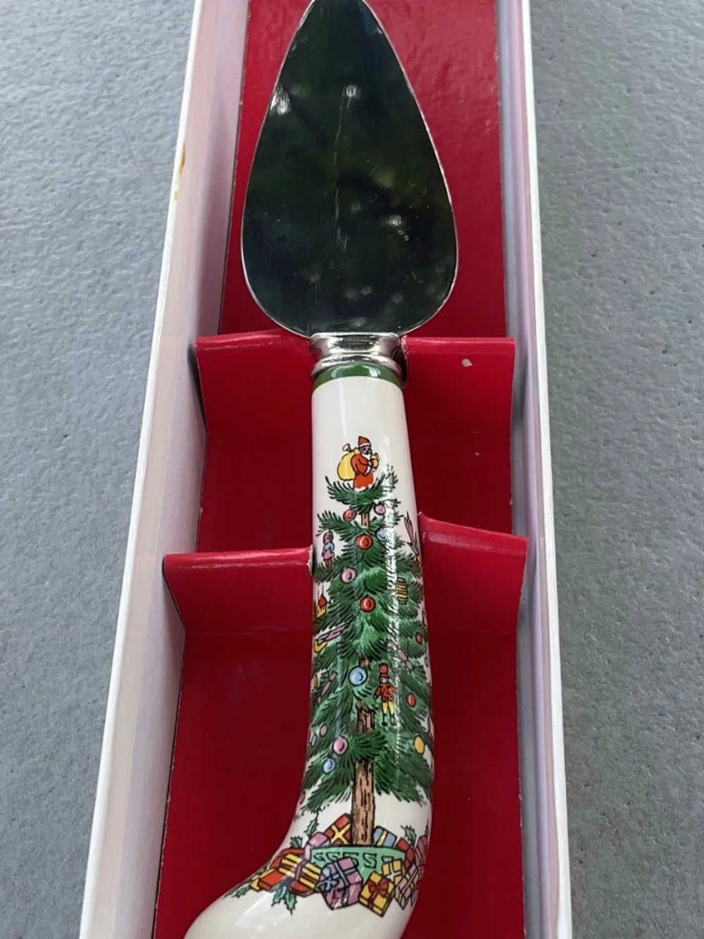 Spode Cheese Spread Vintage Christmas Tree Original Box